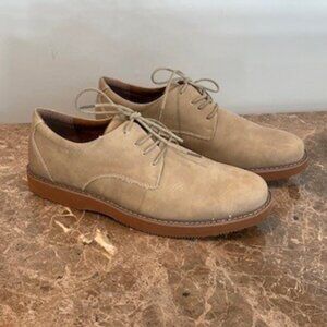Deer Stags Walkmaster Classic Comfort Tan Plain Toe Oxford Men’s Shoes – Sz 11.5